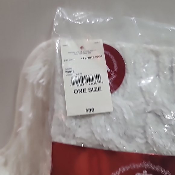 Juicy Couture Neck Warmer Color White/Silver - Brand New - Picture 3 of 4